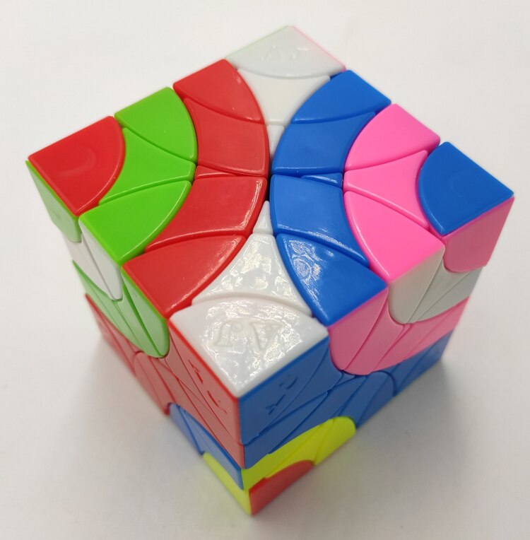 CubeIn & AJ Bombax Ceiba 4x4 Curvy Dinominx Cube Stickerless/Black Cubo magicco Cube 교육용 장난감 선물 아이디어
